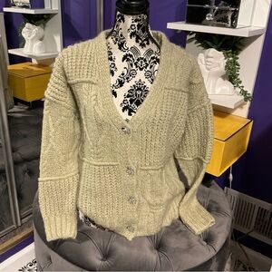 Zara Cream Knit Cardigan